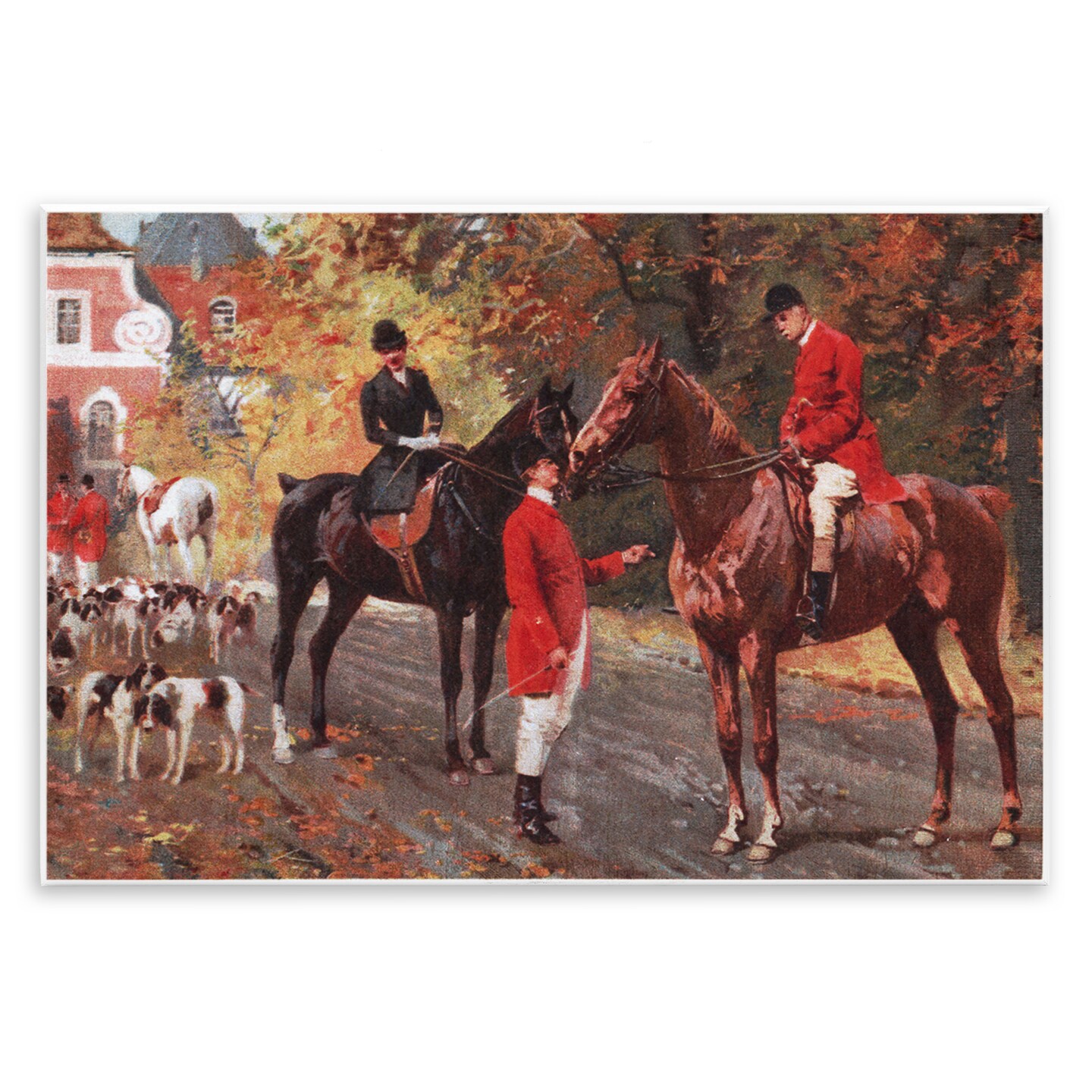 Stupell Industries Vintage Horses & Jockeys Wall Plaque Art Design by Tina Higgins Designs, Inc.