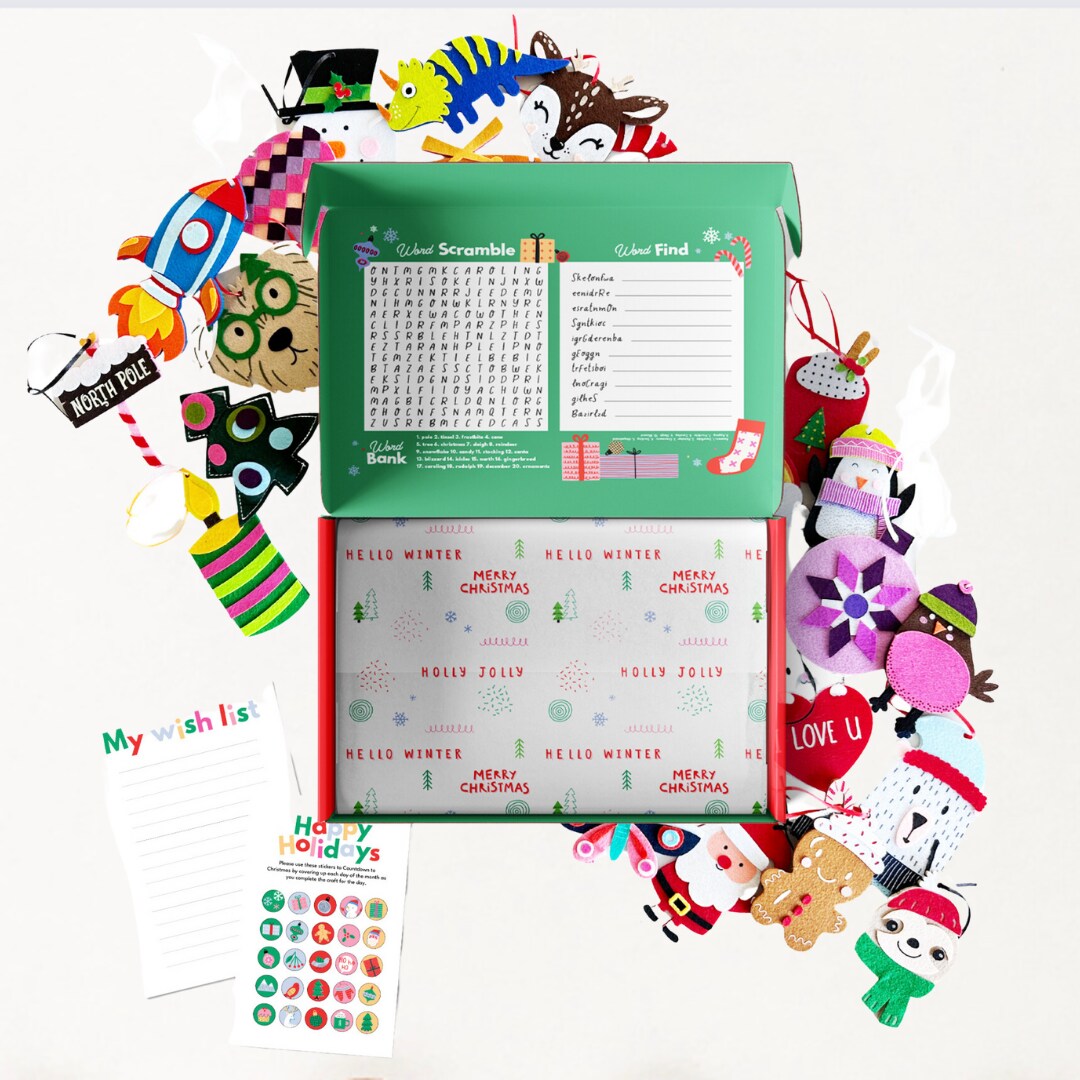Kids Crafts: Holiday Craft Bundle for Kids Thanksgiving and Christmas Crafts for Kids
