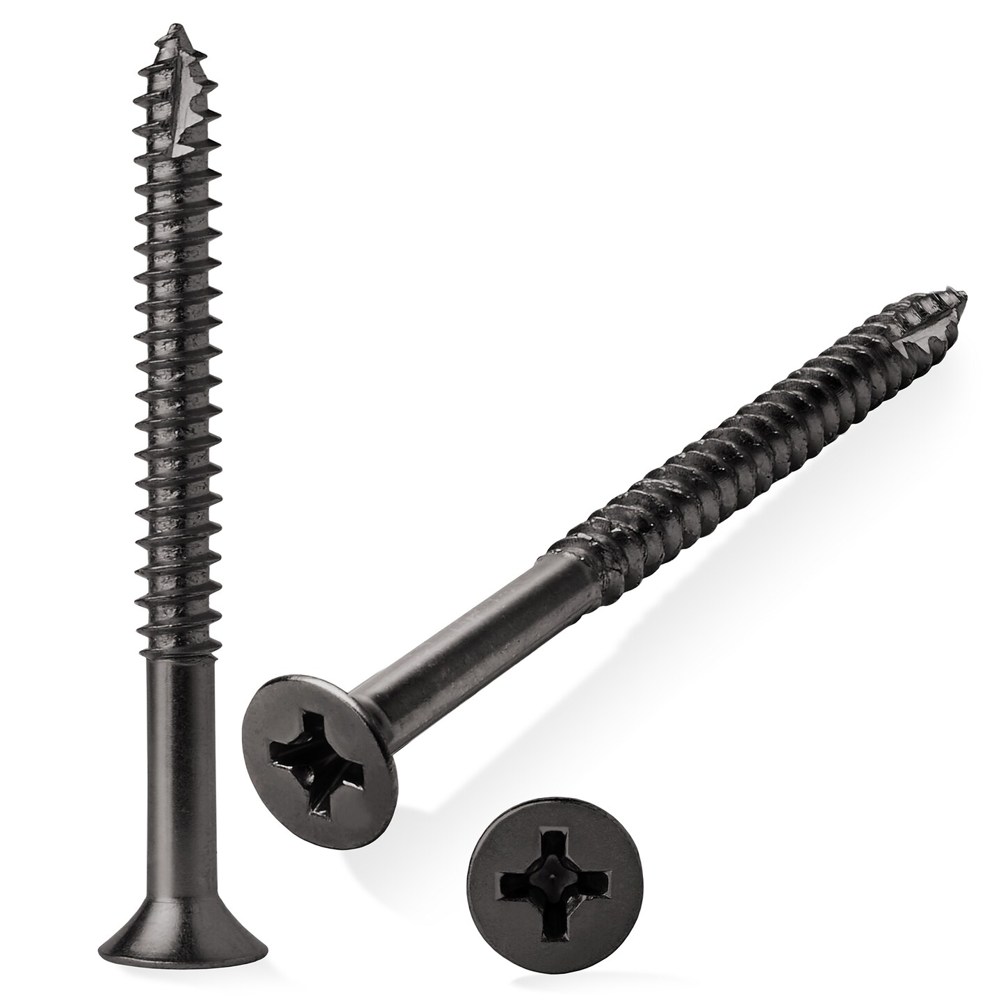 Cauldham 
Wood Screws #9 x 2-1/4 Inch for Door Hinges - 25 pack