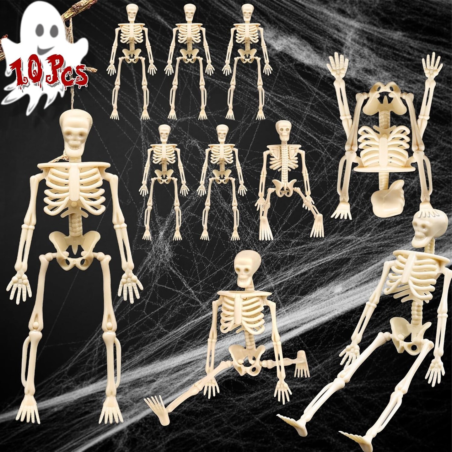 Mini Skeleton Halloween Decor