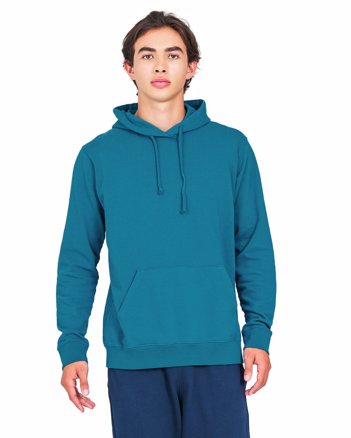 US Blanks&#xAE; Men&#x27;s USA Made Cotton Hooded Sweatshirt