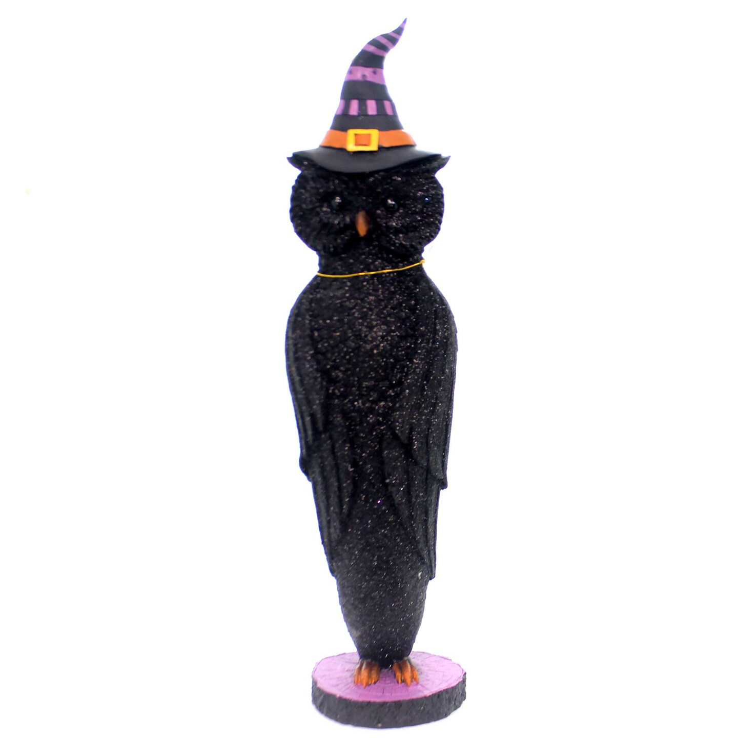 Mark Roberts 18.25 In Halloween Owl Halloween Figurine , Halloween Decor Witches Hat Bird Wisdom