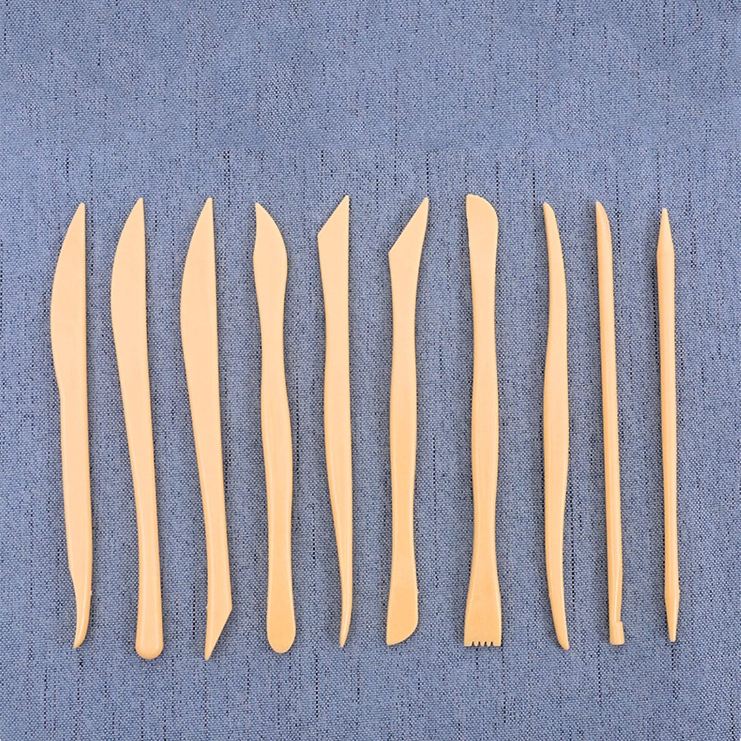 31pcs Polymer Clay Sculpting Tools Set, Air Dry Modeling Clay Roller Dotting Tool Kit Fondant Metal Cutters Silicone Embossing Pen Balls Stylus Rollin