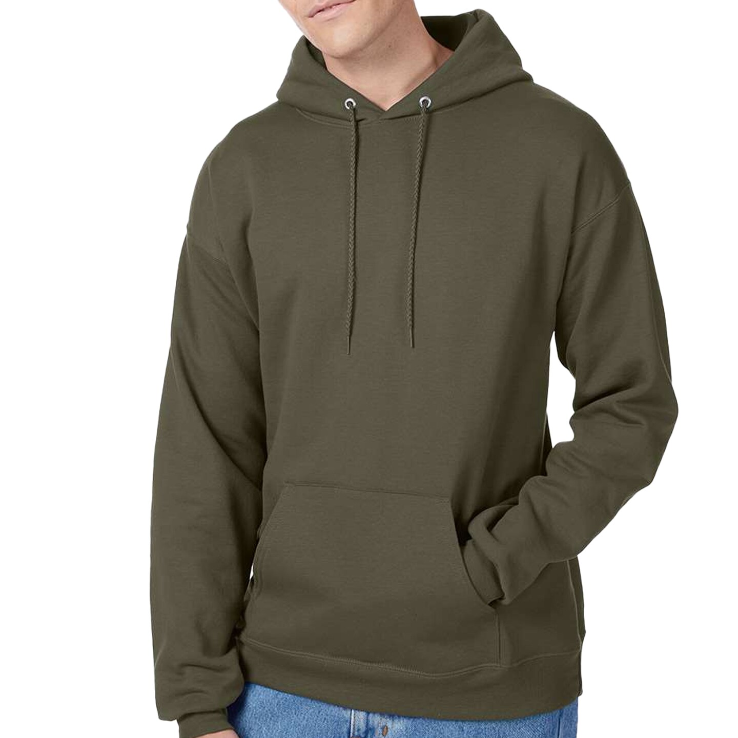 Hanes Men&#x27;s Ecosmart Fleece Hooded Sweatshirt, Pullover Casual Hoodies Assorted Color