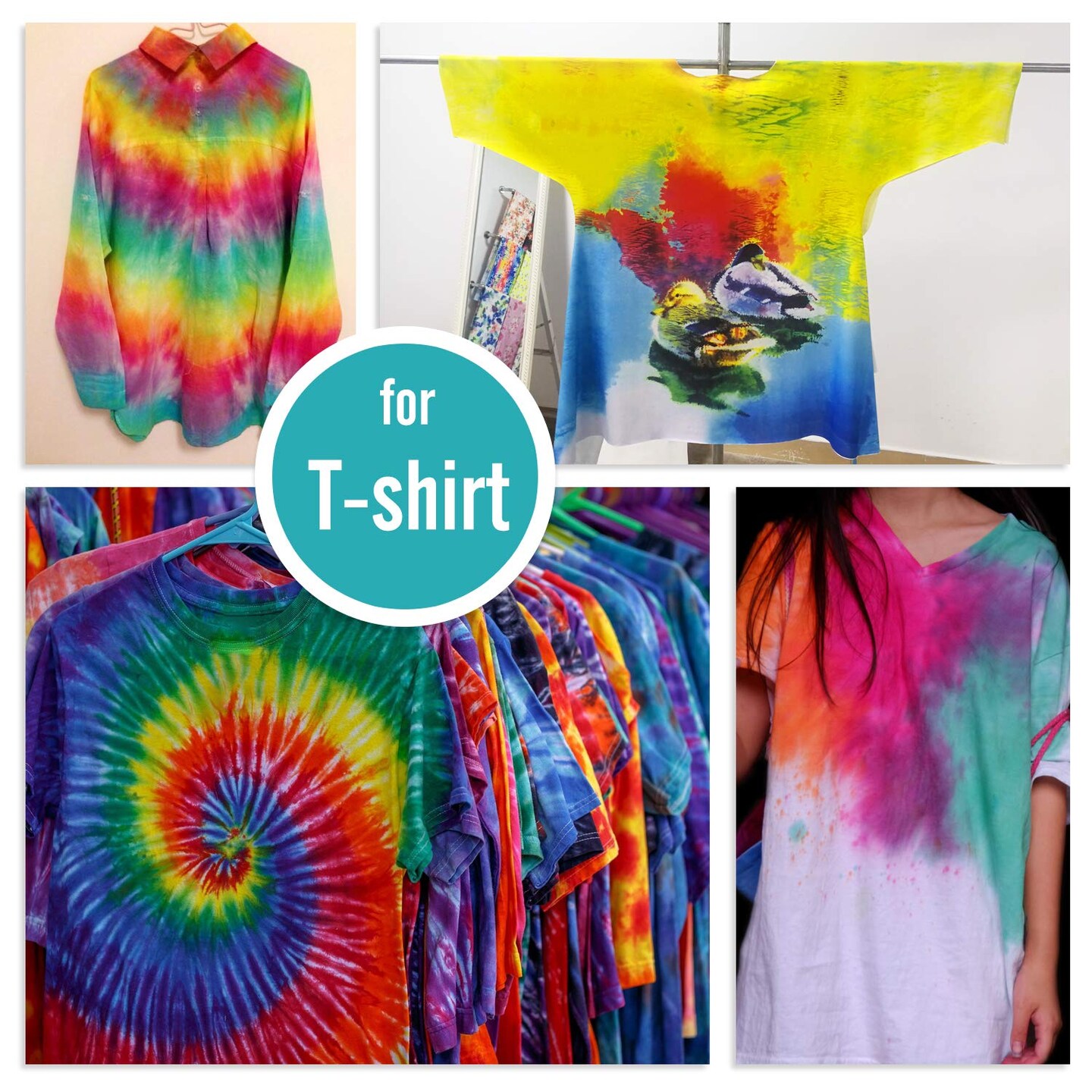 Tie Dye Kit - 18 Colors Permanent Fabric Dye with Rubber Bands, Gloves, Table Cover, Apron for Kids and Adults Tie-Dye Art - All-in-1 Textile Paint Dye for DIY Shirt, Hoodie Clothing Painting