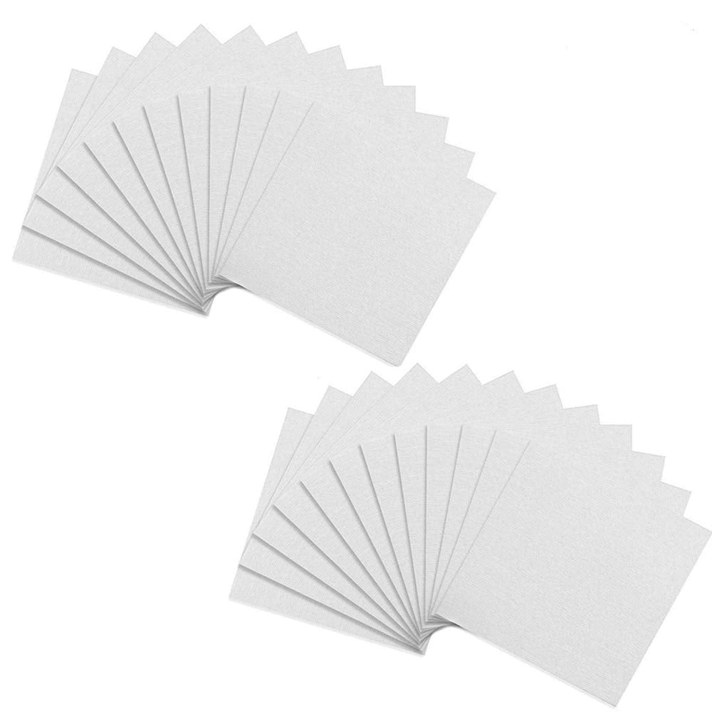 24 Pack Mini Canvas Panels 4x4 Artist Canvas Boards, Double-Wrapped Acid Free Small Art Canvas Value Pack for Oil &#x26; Acrylic Painting.