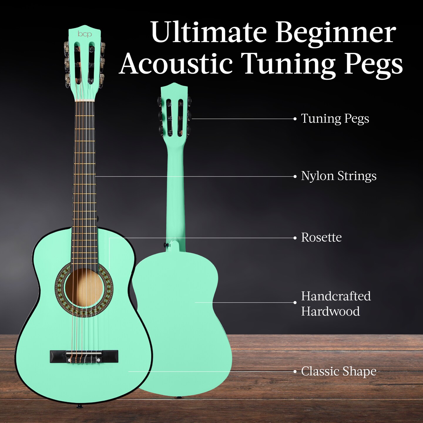 Best Choice Products 30in Kids Acoustic Guitar Beginner Starter Kit with Strap, Case, Strings