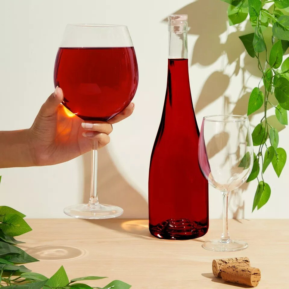 25oz Oversized Large Wine Glass That Holds A Bottle of Wine, 750ml