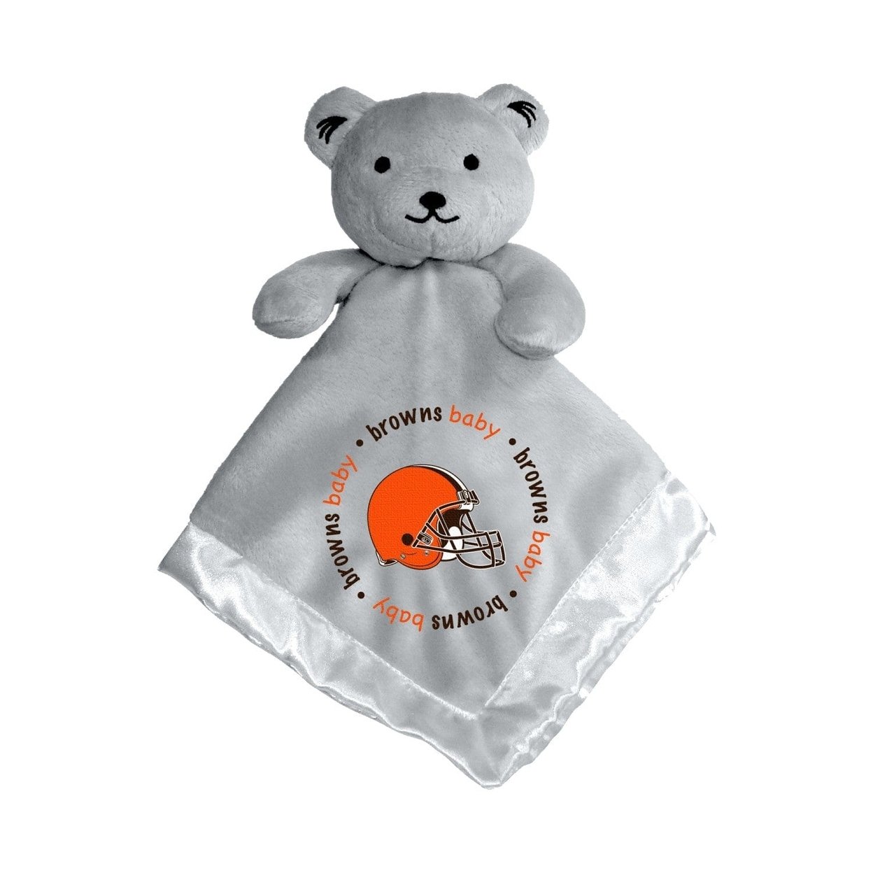 Cleveland Browns Security Bear Gray Soft Plush Comfortable Baby Fan Gift 14X14