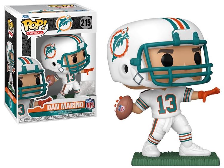 Dan Marino Miami Dolphins White Jersey NFL Funko Pop! Legends