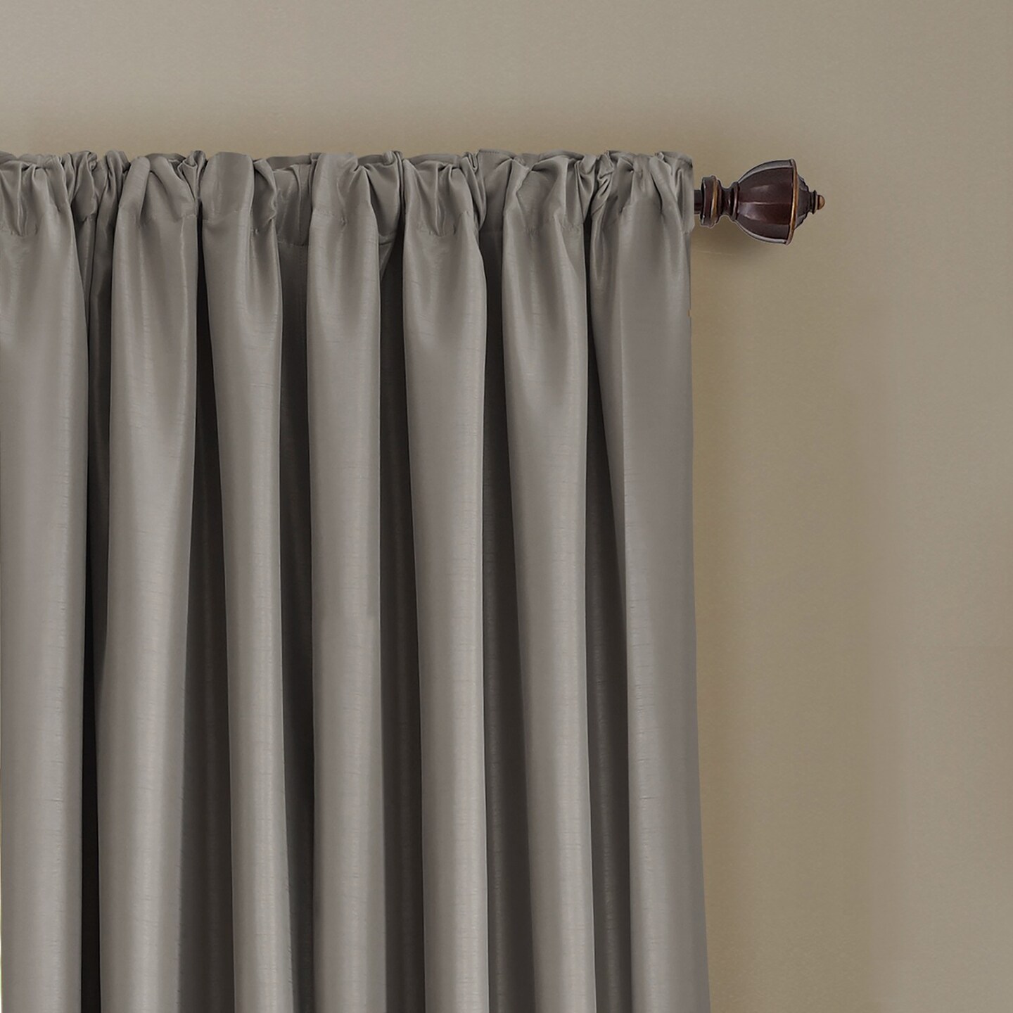 Threadmade Home All Seasons Blackout Window Curtain, Silver - 52"W x 108"L