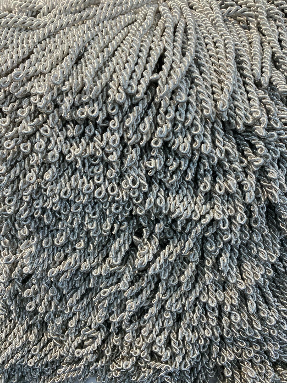 1 Yard White Bullion Fringe Trim 6 Inches Wide for Curtains, Upholstery, and Home Decor
