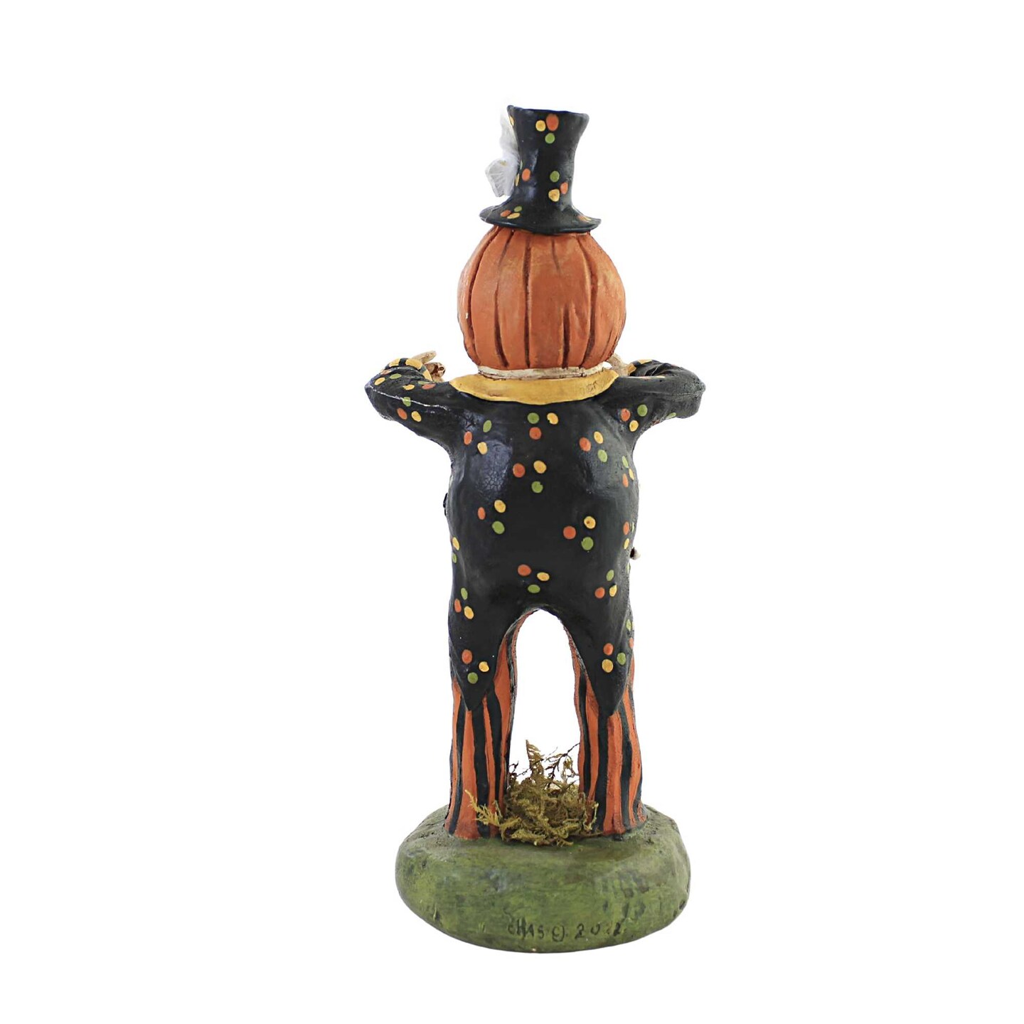 Charles Mcclenning 10.0 Inch The Mysterious Man Halloween Figurine , Lightweight Halloween Decor Halloween Pumpkin