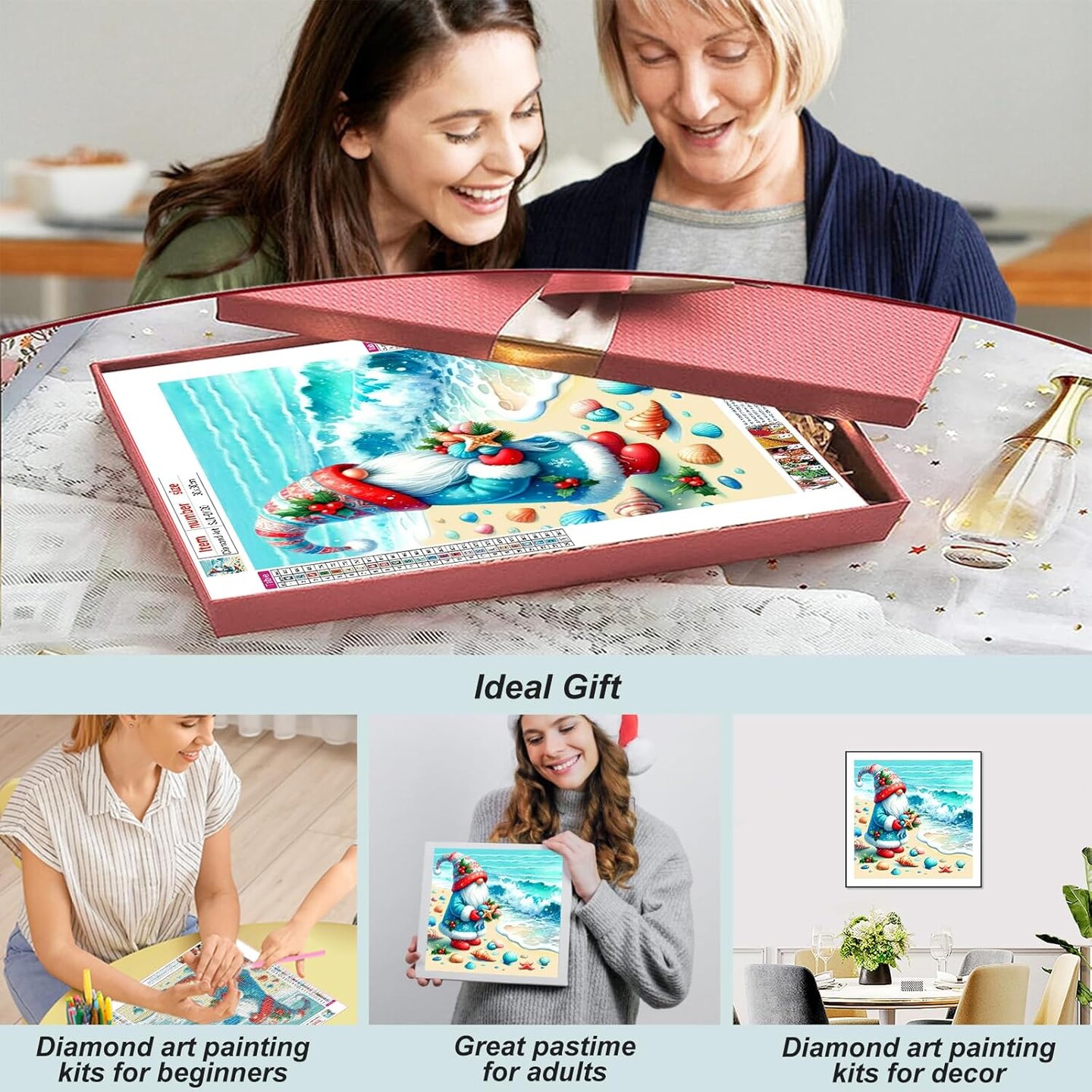Gnome Diamond Art Painting Kits for Adults