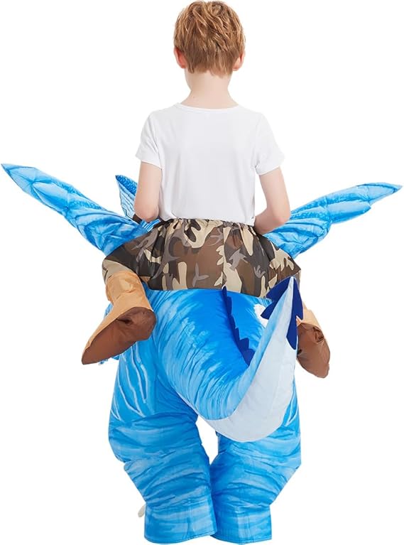 GOOSH Inflatable Dinosaur Halloween Party Cosplay Costumes for Kids and Adults