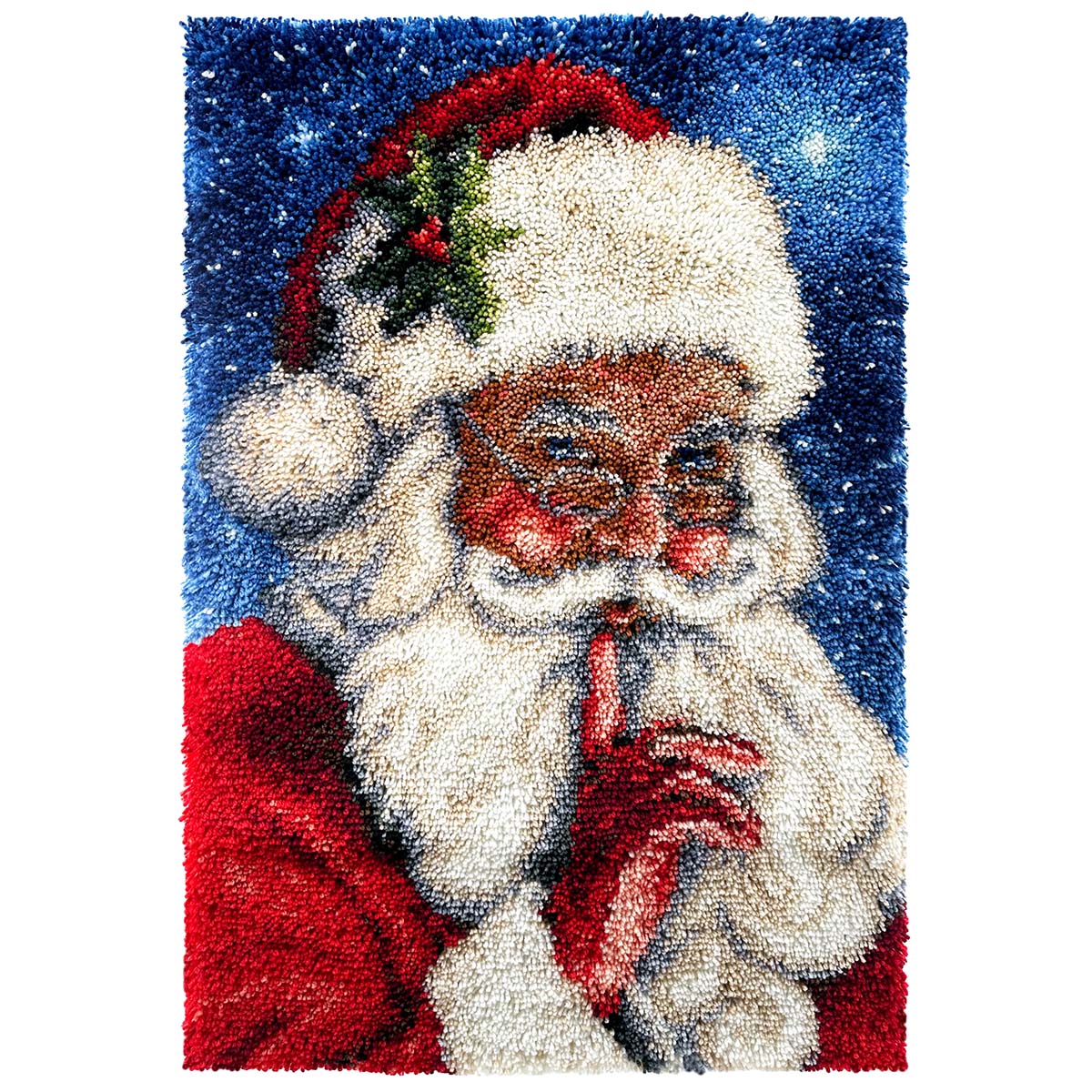 Herrschners  Santa&#x27;s Secret Latch Hook Kit