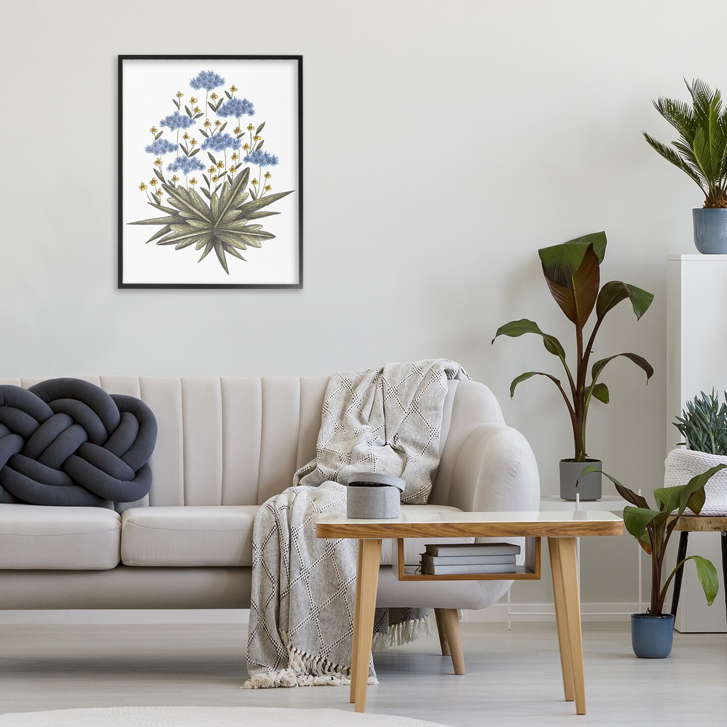 Stupell Industries Where Wild Flowers Bloom Framed Giclee, design by Cecilia Battaini