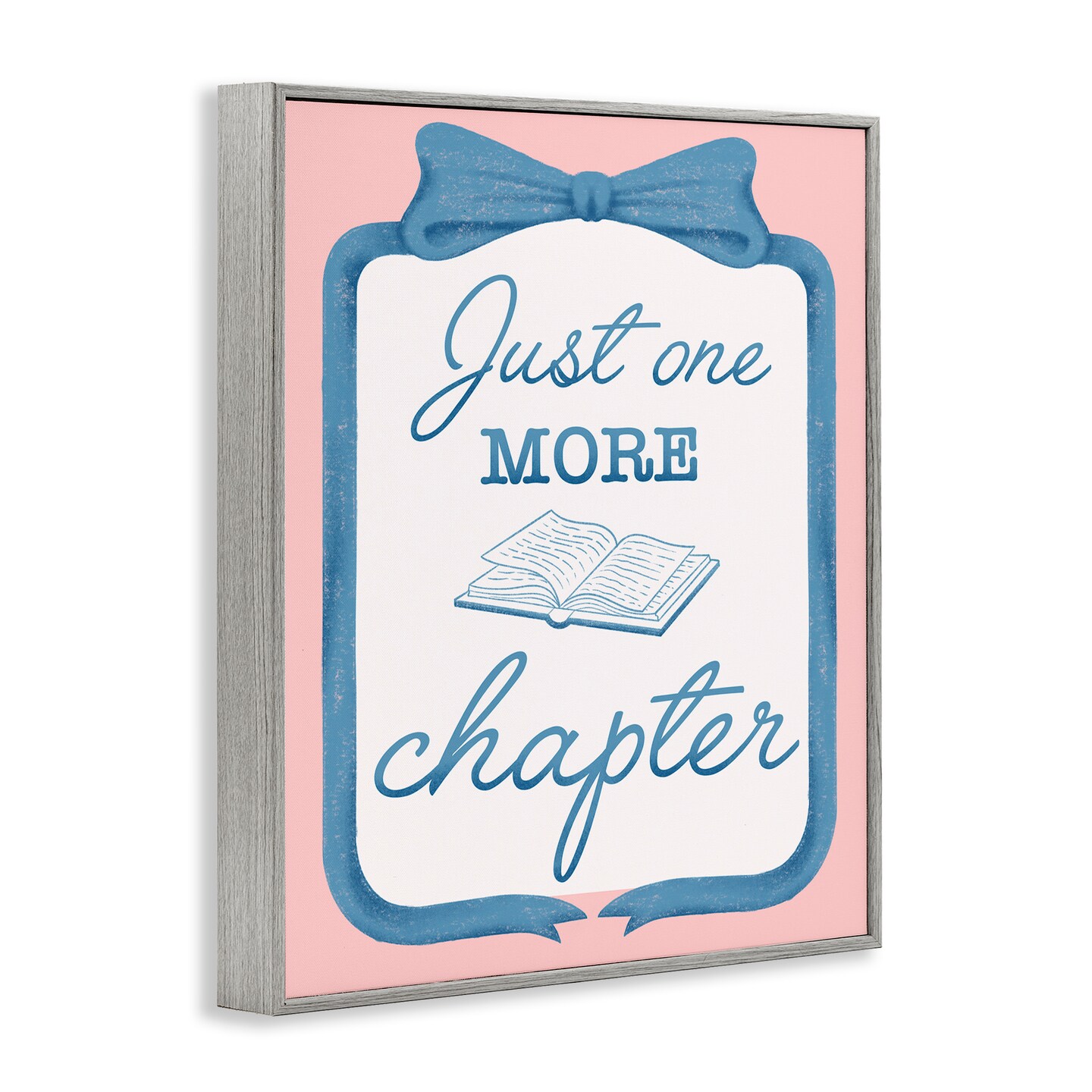 Stupell Industries Chic Just One More Chapter Framed Giclee, design by Marcus Prime
