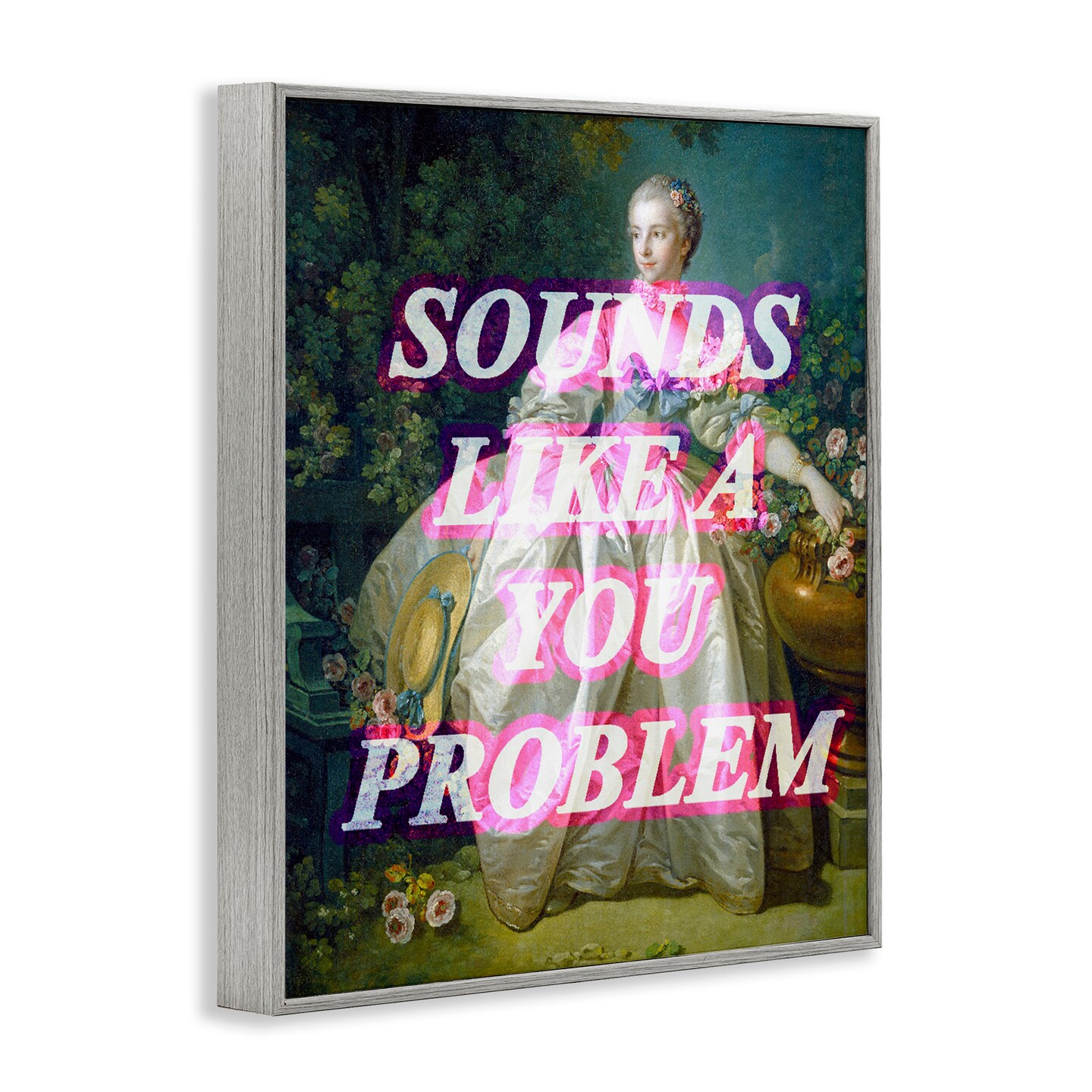 Stupell Industries Sounds Like A You Problem Framed Giclee, design by Lil' Rue