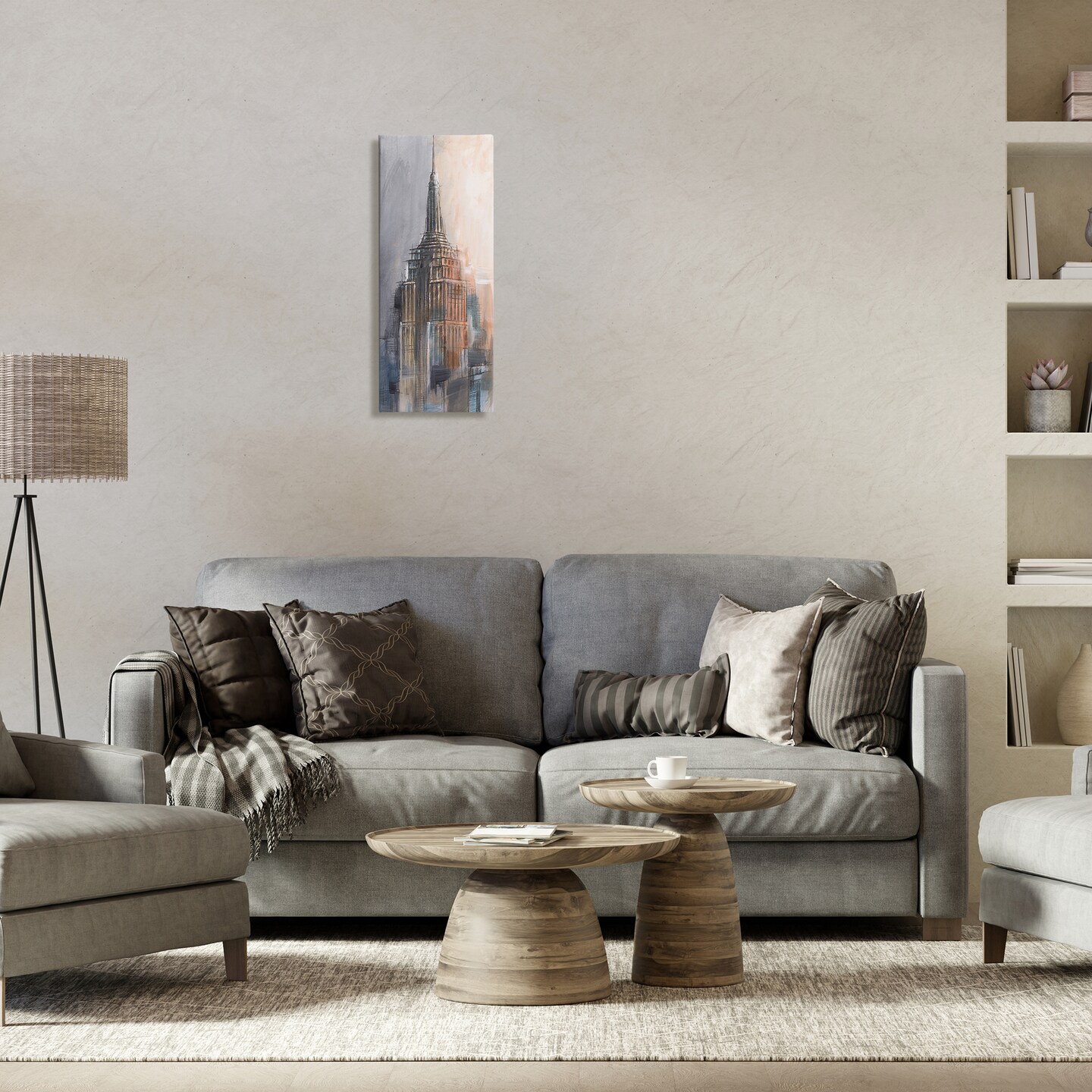 Stupell Industries Sketched City Building Canvas Wall Art Design by Ethan Harper