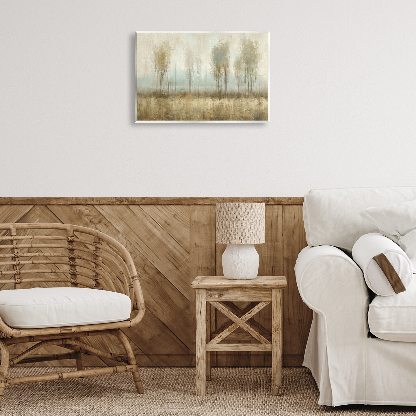 Stupell Industries Muted Forest View Wall Plaque Art Design by LSR Design Studio