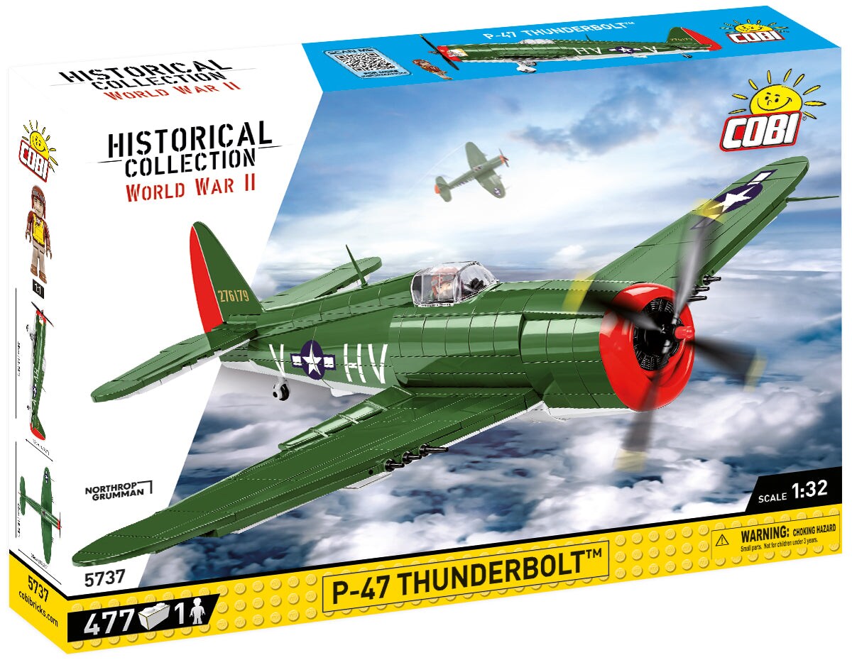 COBI Historical Collection World War II P-47 Thunderbolt&#x2122; Plane