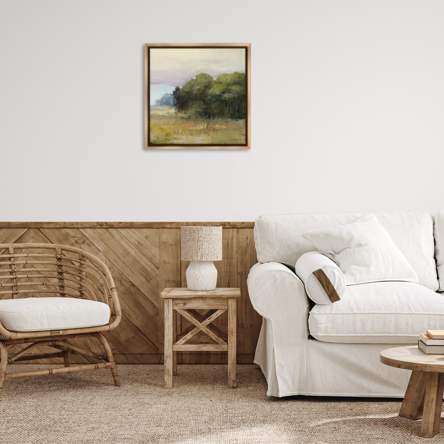 Stupell Industries Edge Of Forest Landscape Floater Framed Canvas Wall Art Design by Julia Purinton