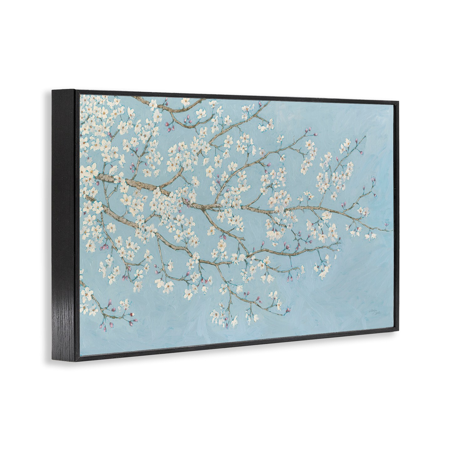 Stupell Industries Delicate Apple Blossoms Framed Giclee Wall Art Design by Wellington Studio
