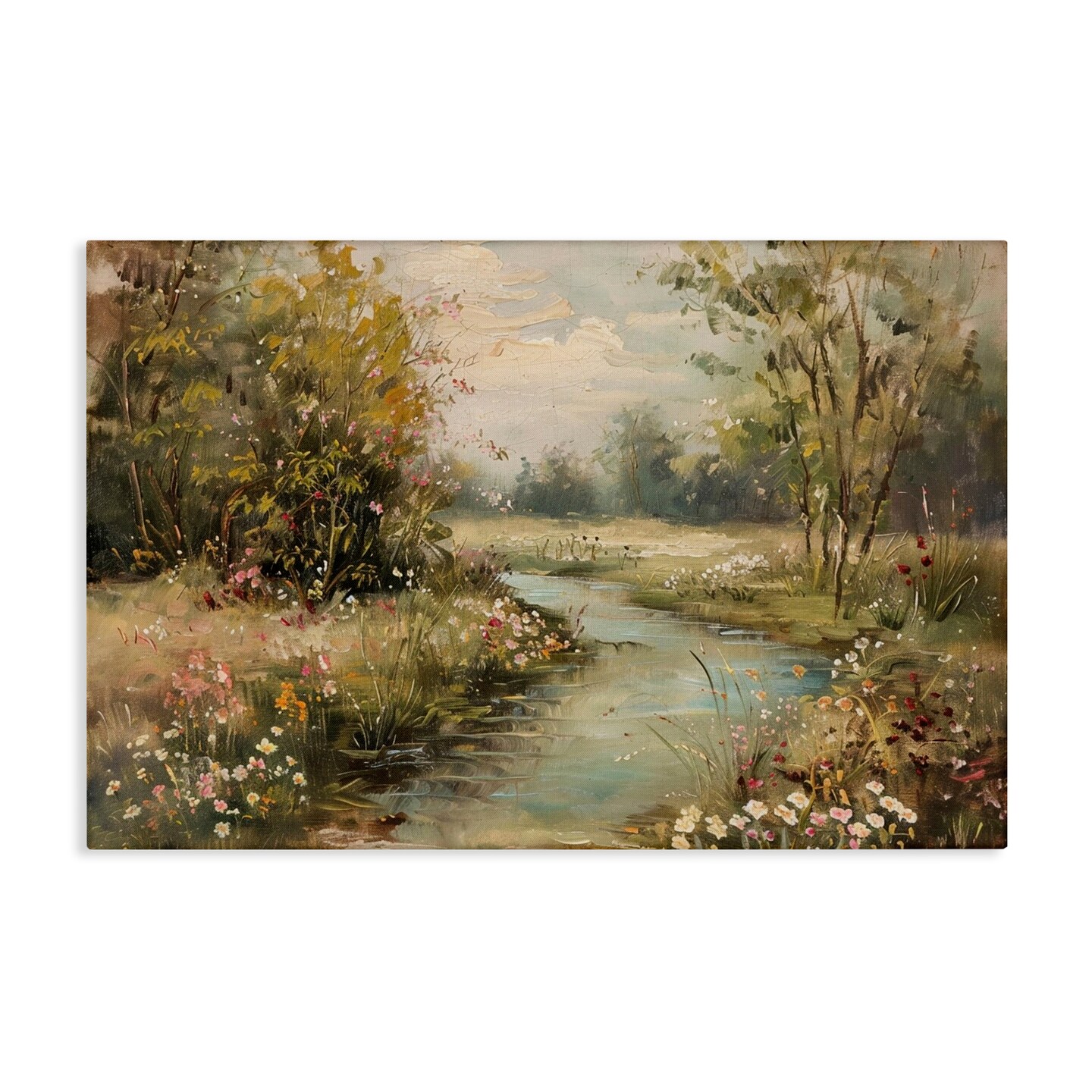 Stupell Industries Spring Stream Landscape Canvas Wall Art Design by LSR Design Studio