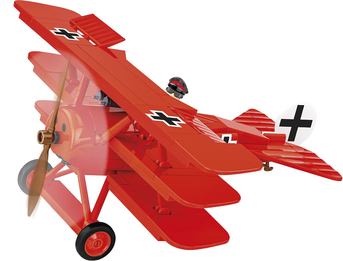 COBI Historical Collection: Great War FOKKER DR.1 &#x22;RED BARON&#x22; Plane