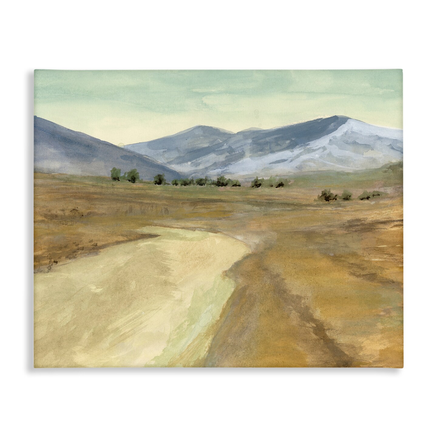 Stupell Industries Distant Desert Mountains Canvas Wall Art Design by Michael Willett