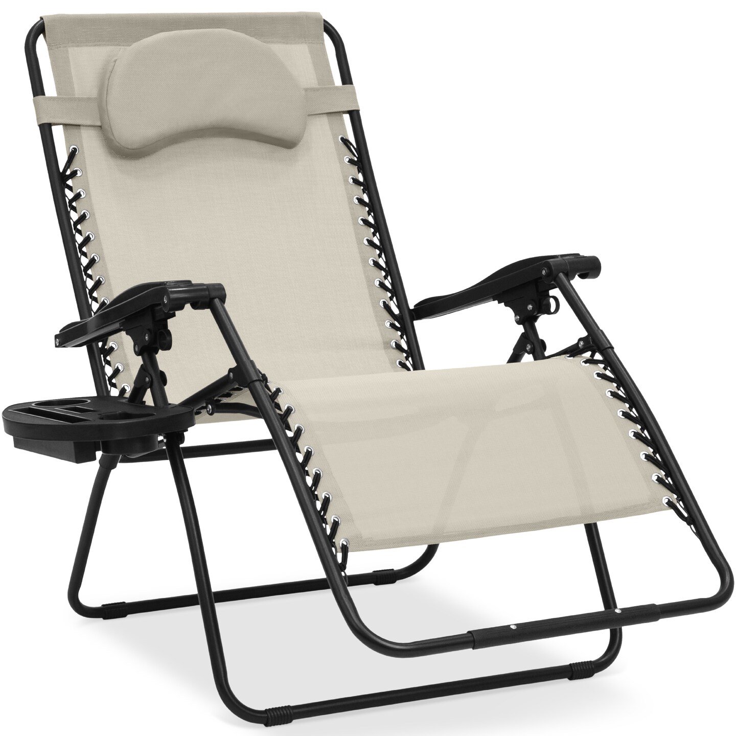 thumbnail image 2 of Best Choice Products Oversized Zero Gravity Chair - Camo Folding Outdoor Recliner With Cup Holder 2 of 4