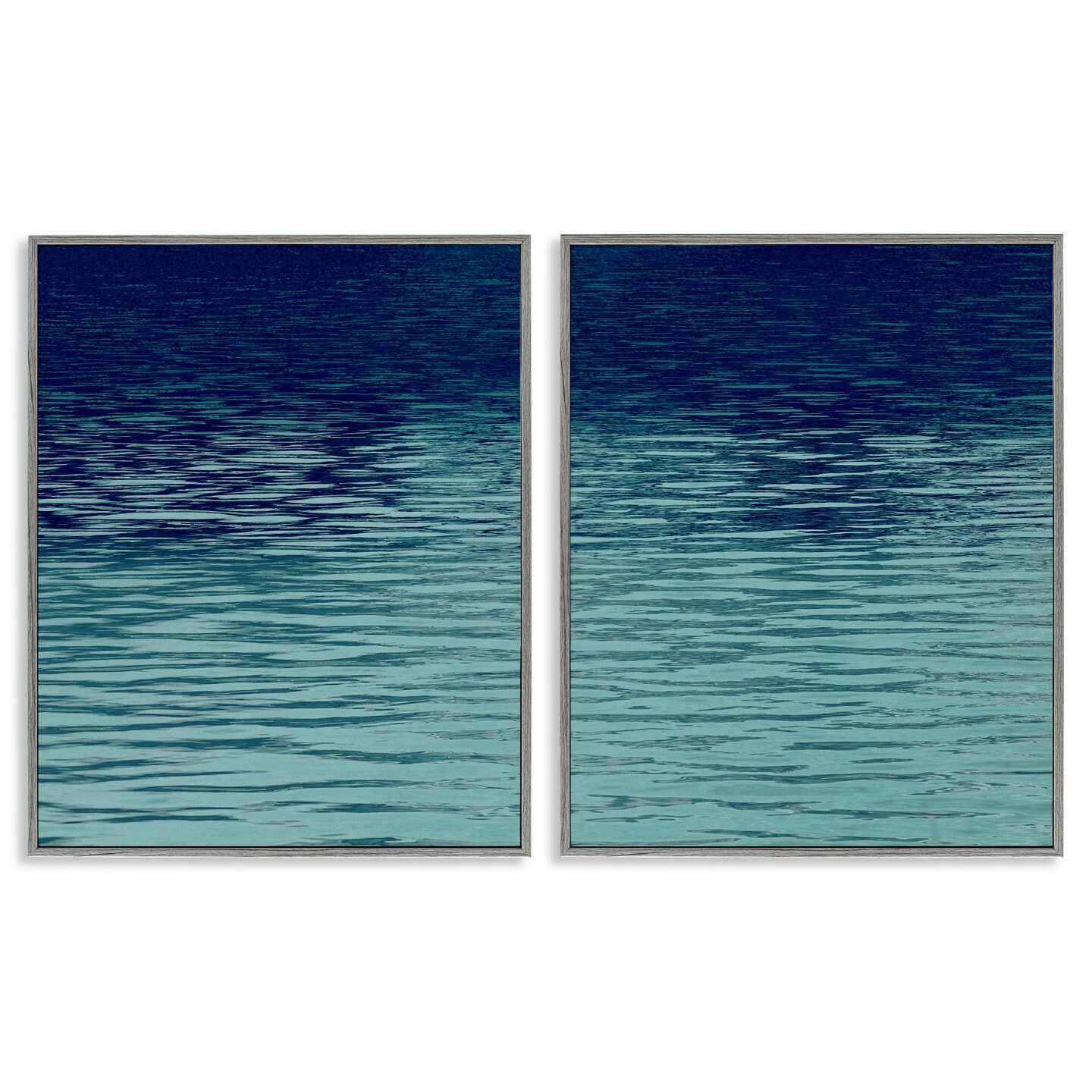 Stupell Industries Soothing Water Ripples 2pc Framed Giclee Wall Art Set Design by Maggie Olsen