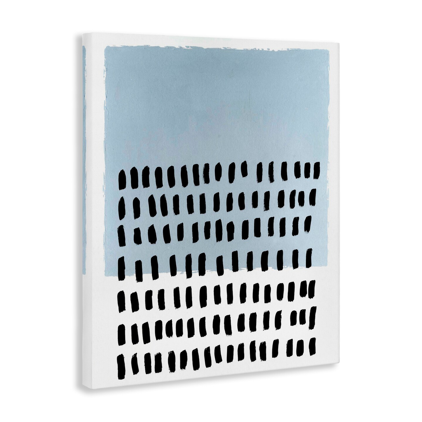 Stupell Industries Blue Dotted Pattern Canvas Wall Art Design by Michael Willett