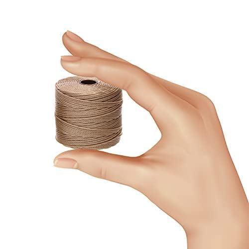 The Beadsmith S-Lon Bead Cord – .5 mm Twisted Nylon Cord for Stringing