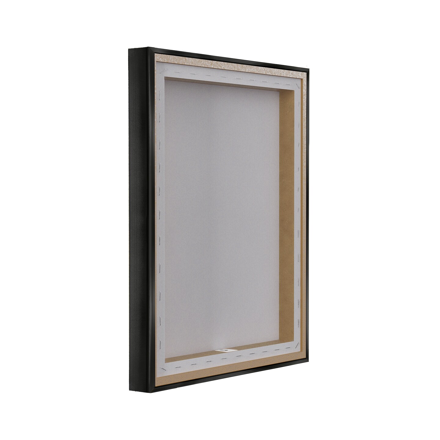 Stupell Industries Retro Symbolic Shapes Floater Framed Canvas Wall Art Design by Victoria Barnes 