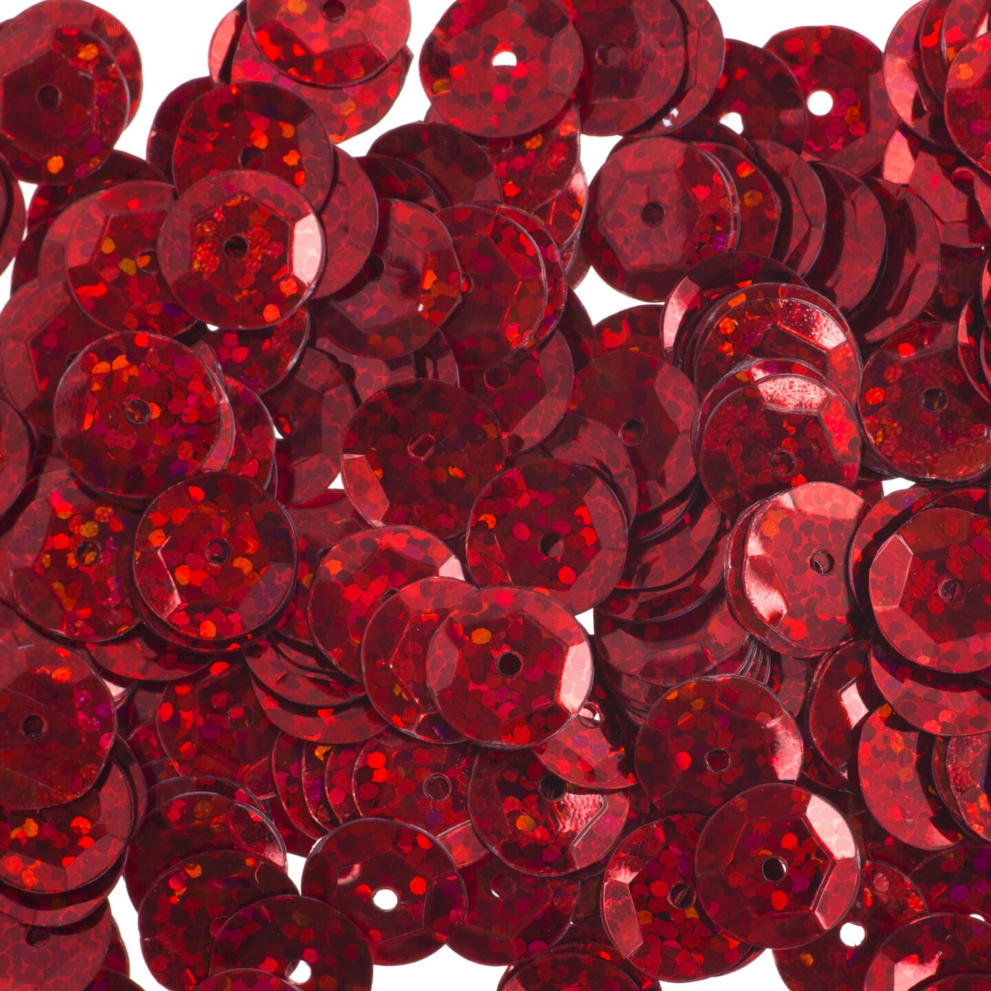 John Bead 8mm Flat Round Sequins Hologram, 850pcs