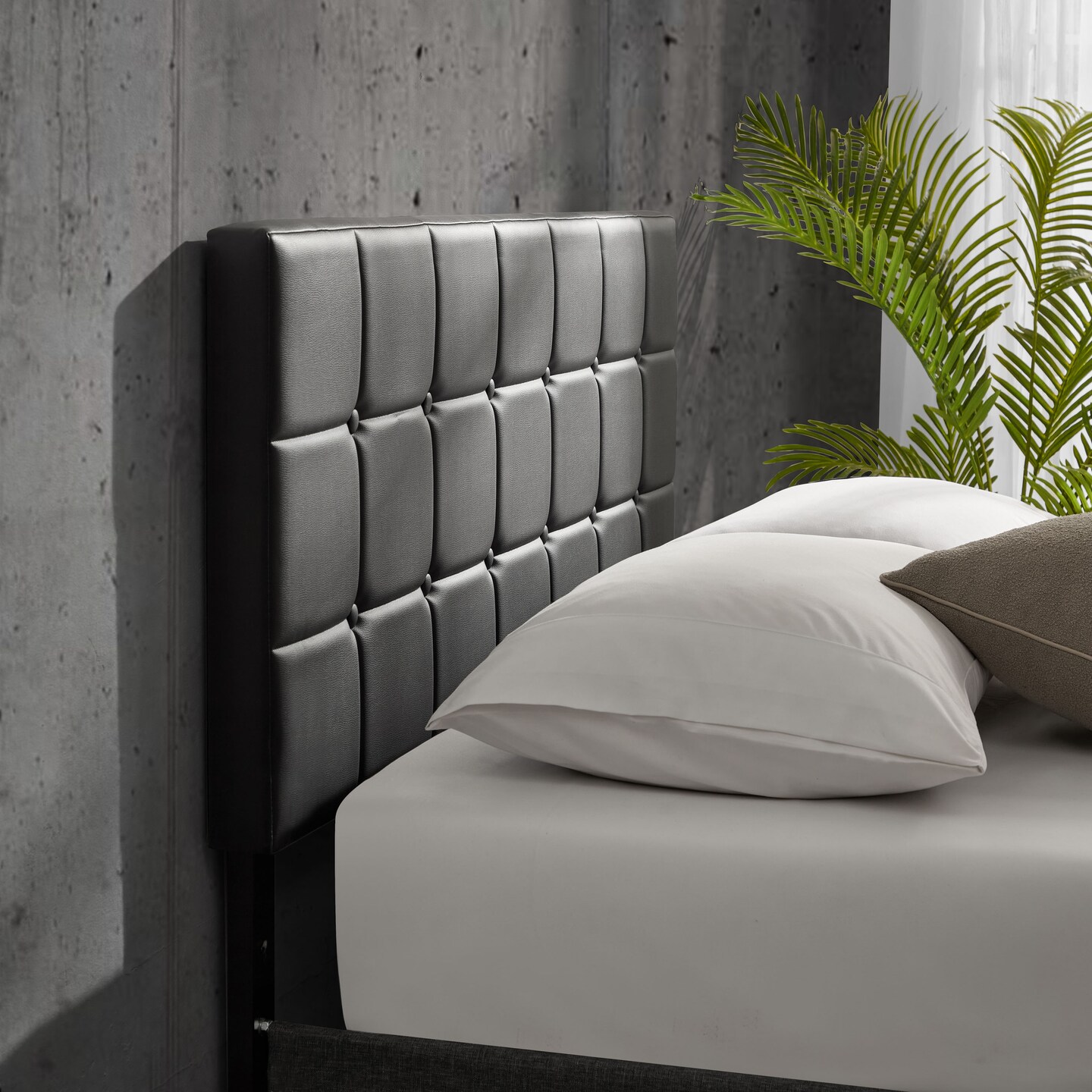 Nestl Button Tufted Upholstered Headboard