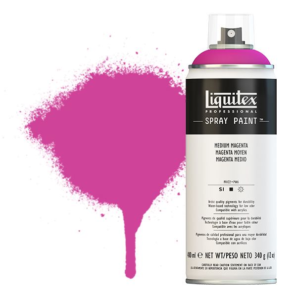 Liquitex Professional Spray Paint 400ml Can - Medium Magenta