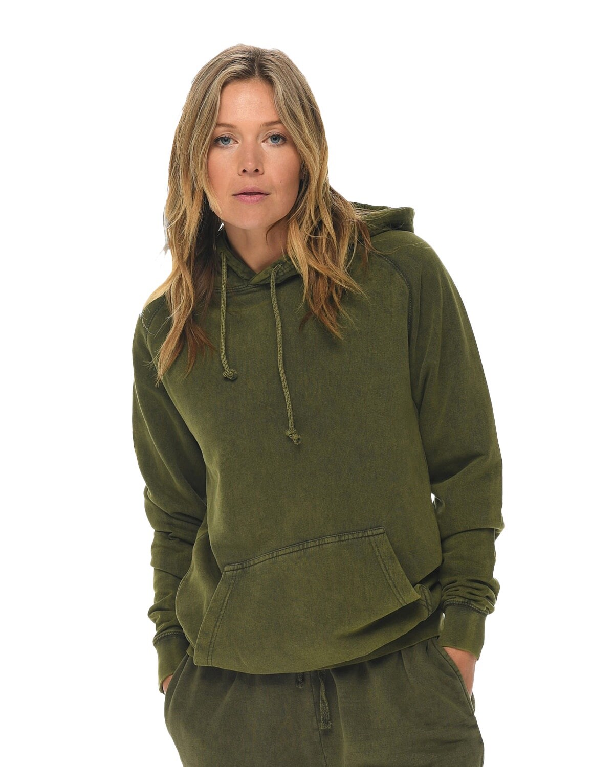 Lane Seven&#xAE; Vintage Raglan Hooded Sweatshirt