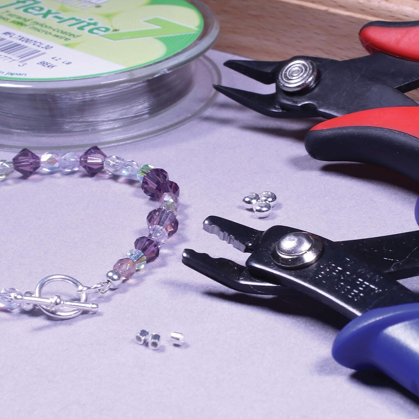 The Beadsmith Basic Elements Crimp Tubes &#x26; Smooth Crimp Covers Designed to Secure The Ends of Jewelry Stringing Cables &#x26; Wires, Gold Color
