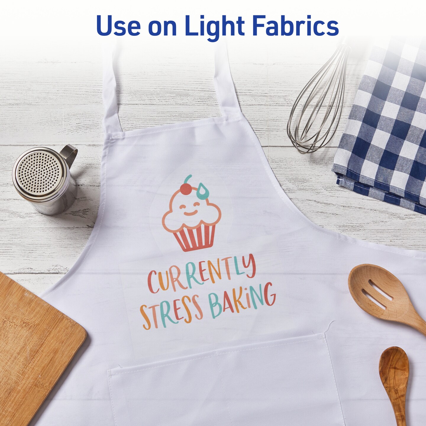 Avery Printable Heat Transfer Paper for Light Fabrics, 8.5" x 11 ...