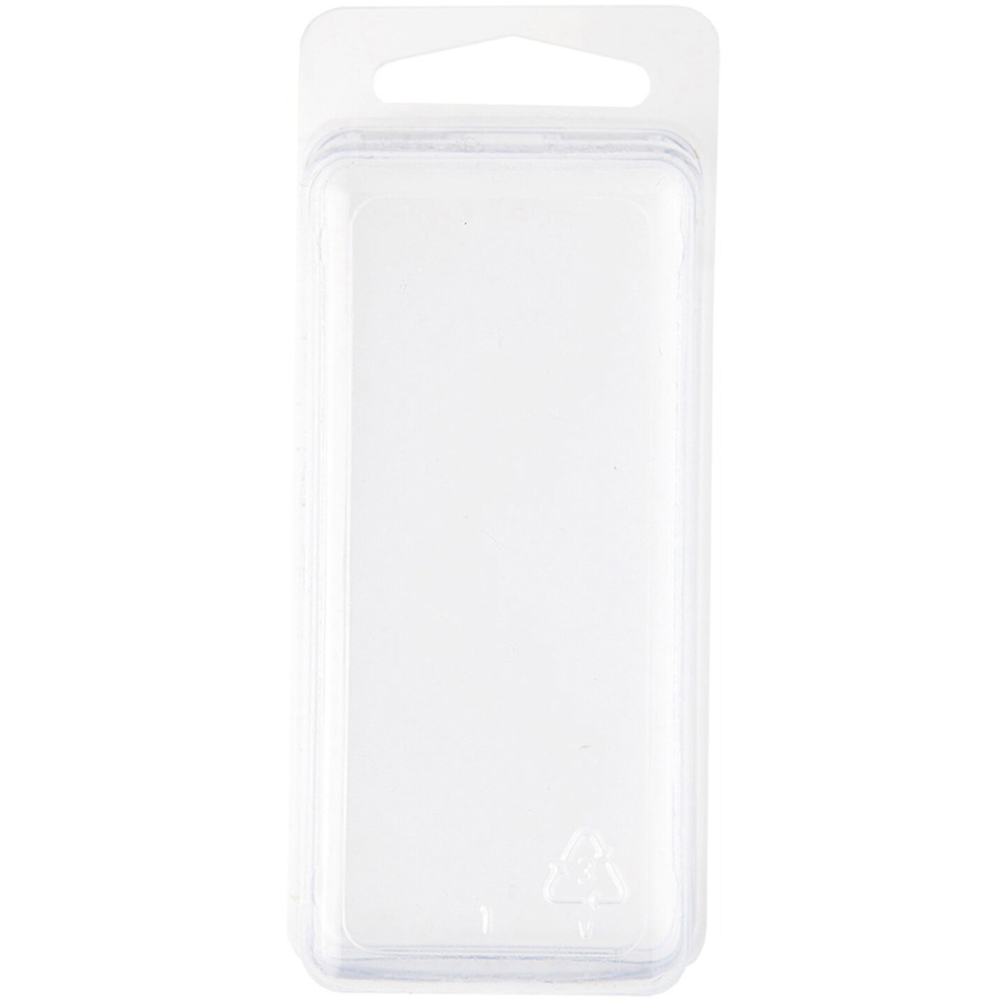Collecting Warehouse Clear Plastic Clamshell Package / Storage Container, 3.375&#x22; H x 1.5&#x22; W x 1.25&#x22; D