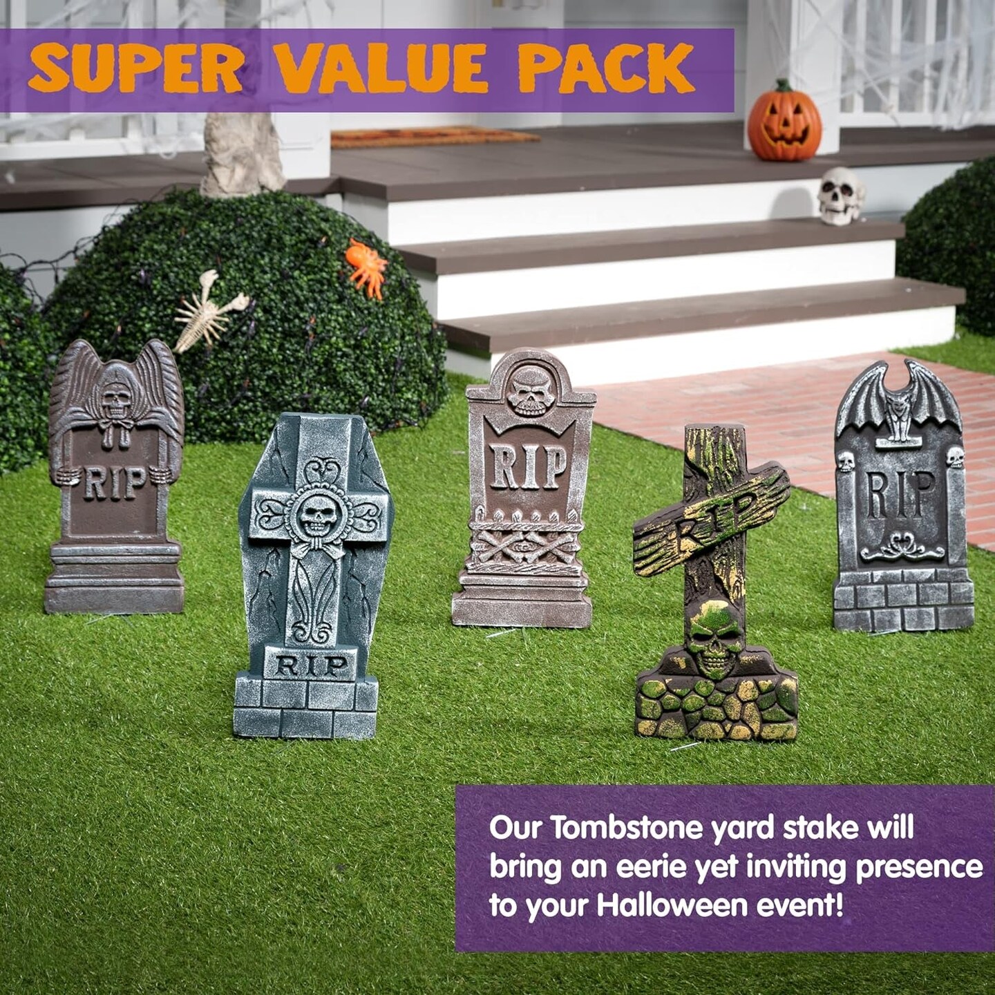 Halloween Foam RIP Graveyard