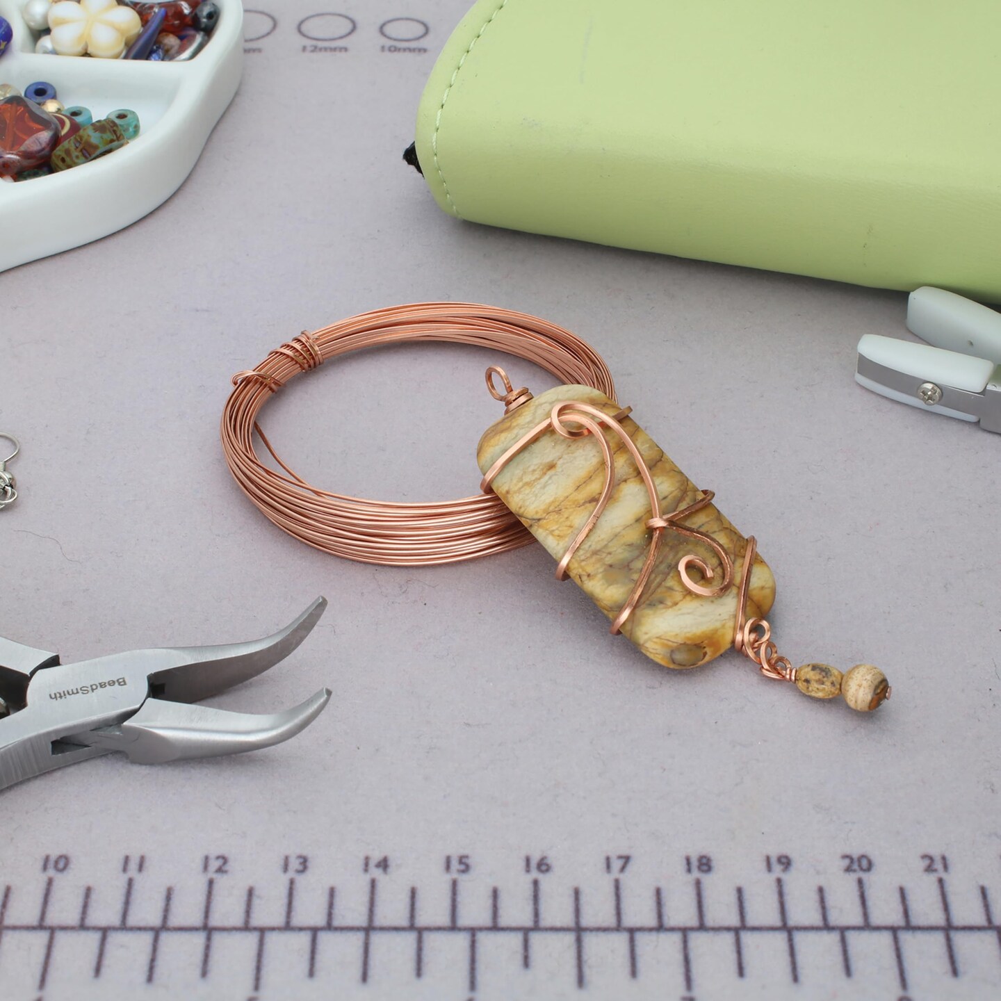 The Beadsmith Half-Round Craft Wire – Soft Temper Jewelry Wire