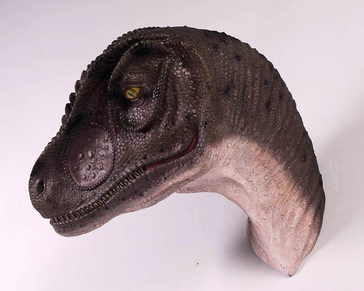 Allosaurus Dinosaur Head Life Size Statue