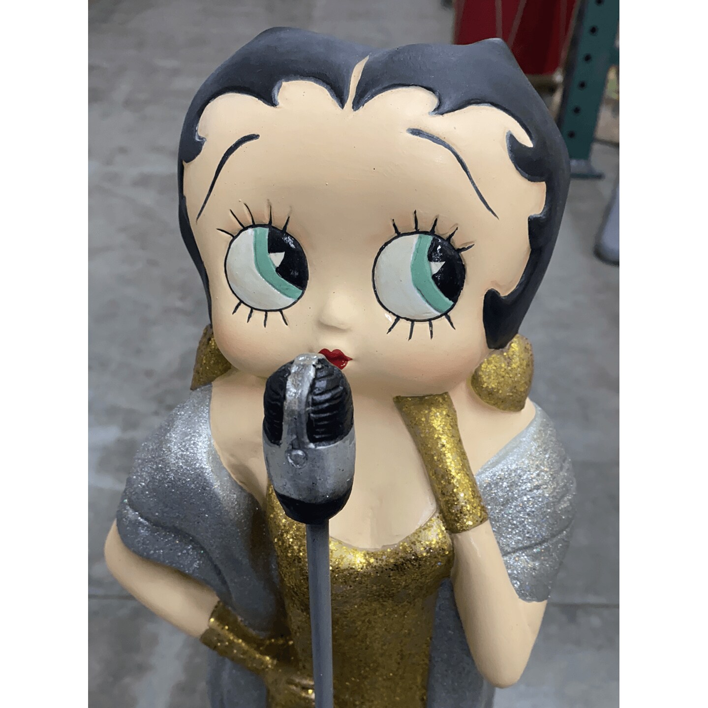 Betty Boop Singer Small Statue
