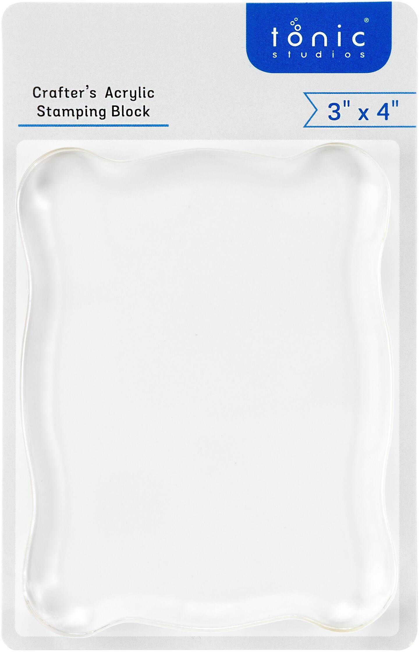 Tonic Studios Acrylic Stamping Block-3&#x22;X4&#x22;