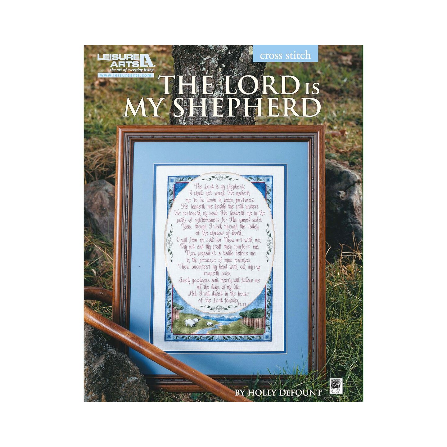 Leisure Arts Cross Stitch The Lord Is My Shepherd Cross Stitch Book