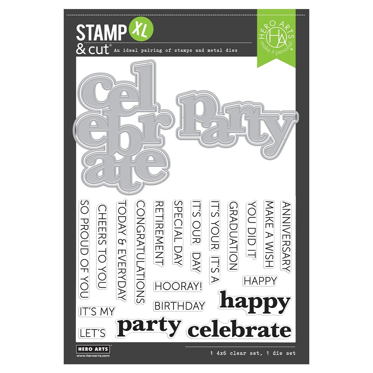 Hero Arts Stamp &#x26; Cut-IT&#x27;s Our Anniversary